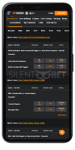 MyBookie Sports Betting App for iOS and Android .